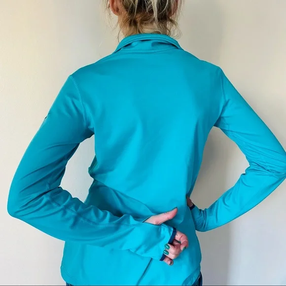 Nike Pro HyperWarm Dri Fit Half Zip Pullover Top - Picture 5 of 11